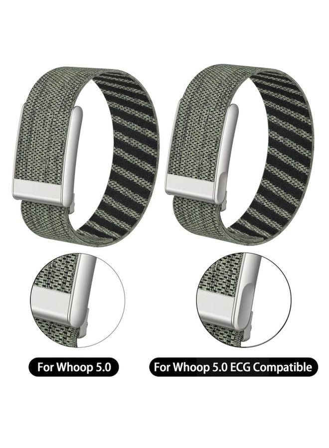 White Whoop 5 0 Smart Watch Strap Nylon Band Quick Release For Gym Swimming - Image 3